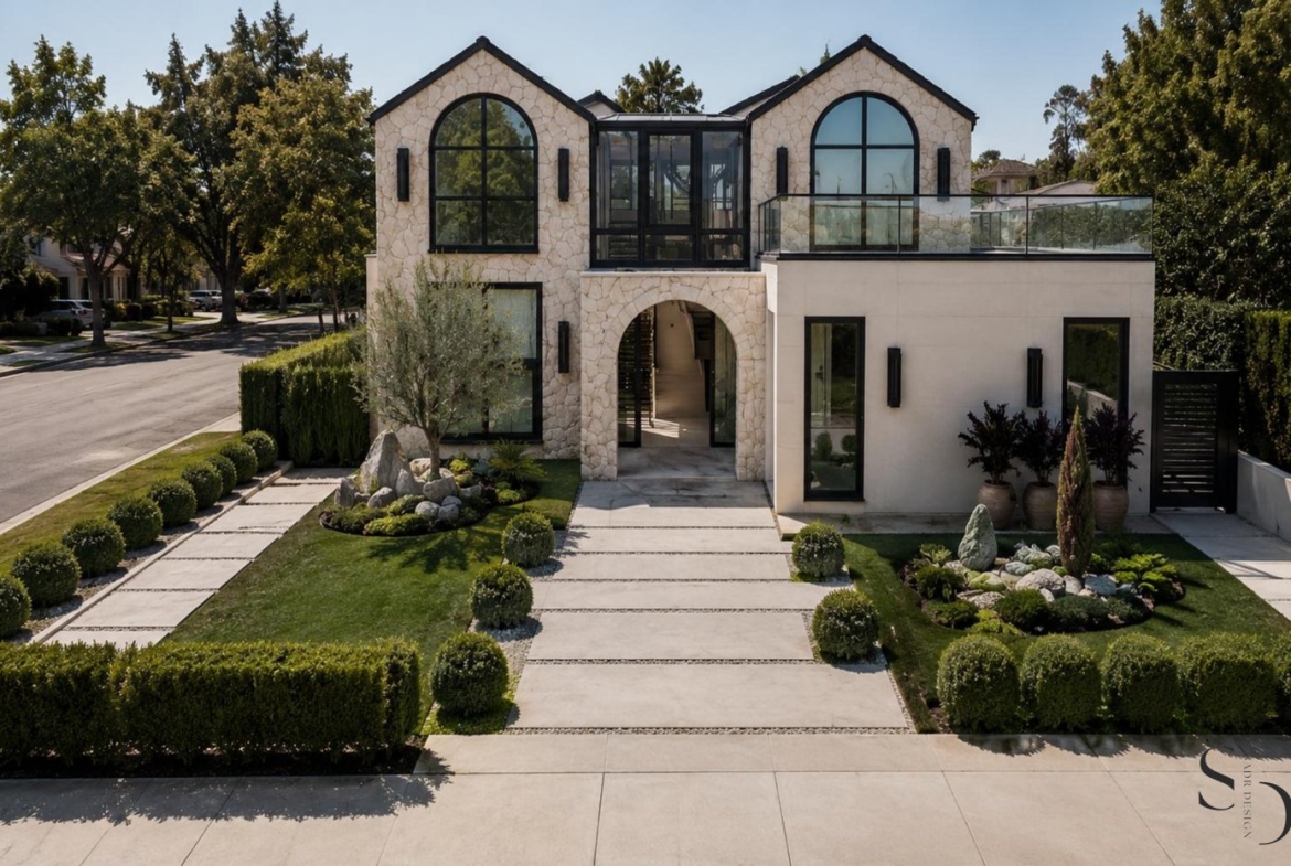 Architectural rendering of the front exterior at 2055 Parnell Avenue