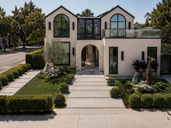 Architectural rendering of the front exterior at 2055 Parnell Avenue